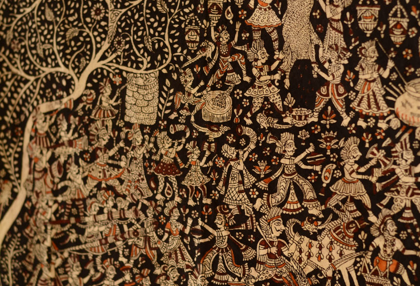 Sacred cloth of the Goddess- Bahuchara Mata ( 58X42 )