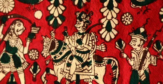 Sacred cloth of the Goddess- Veer maharaj (25X15)