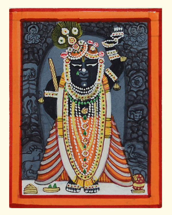 Miniature painting ~ Srinath ji ~ { 10 }