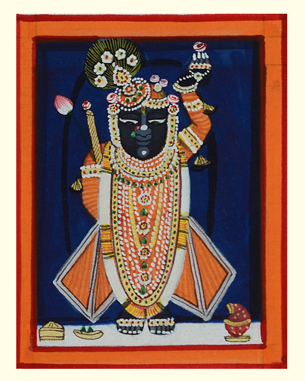 Miniature painting ~ Srinath ji ~ { 11 }