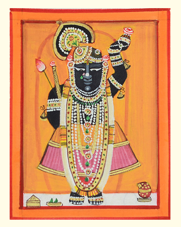 Miniature painting ~ Srinath ji ~ { 18 }