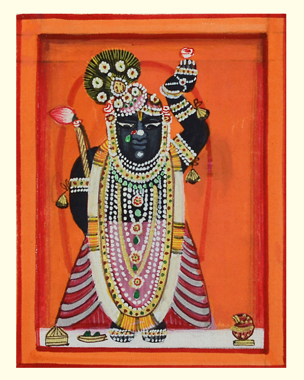 Miniature painting ~ Srinath ji ~ { 21 }