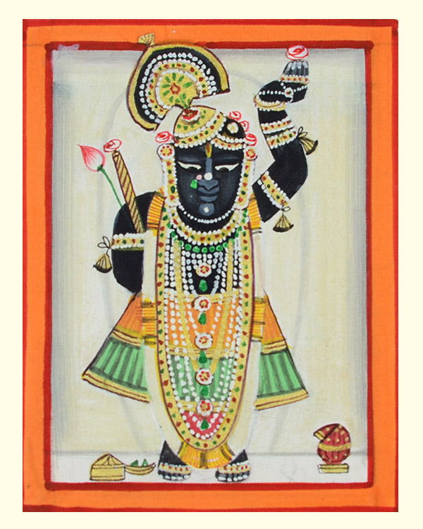 Miniature painting ~ Srinath ji ~ { 22 }