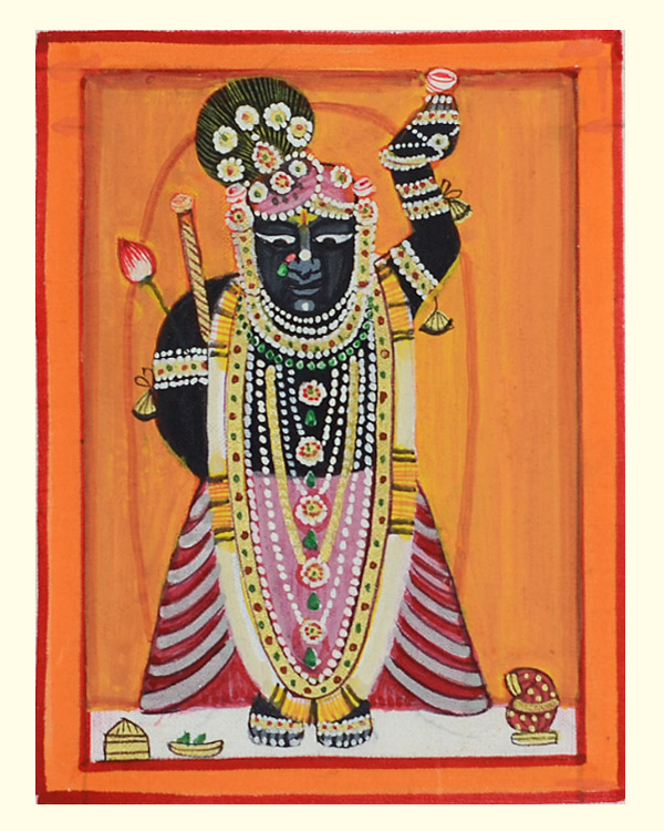 Miniature painting ~ Srinath ji ~ { 24 }