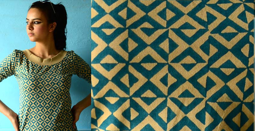 Geometries in Sea-green ~ Gaamthi tshirt