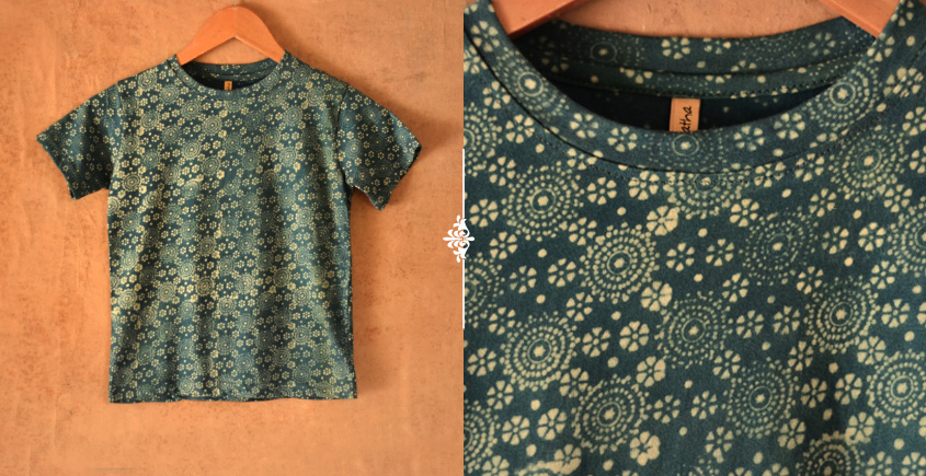 Vegetable Colors ✼ Ajrakh T-Shirt ( Kids ) - 1