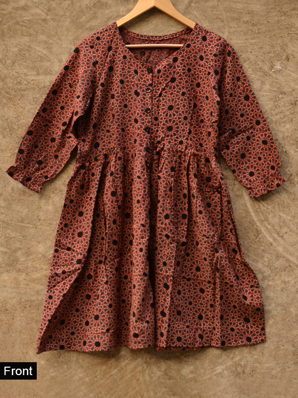 The little big girl ✼ Ajrakh dress ✼ B