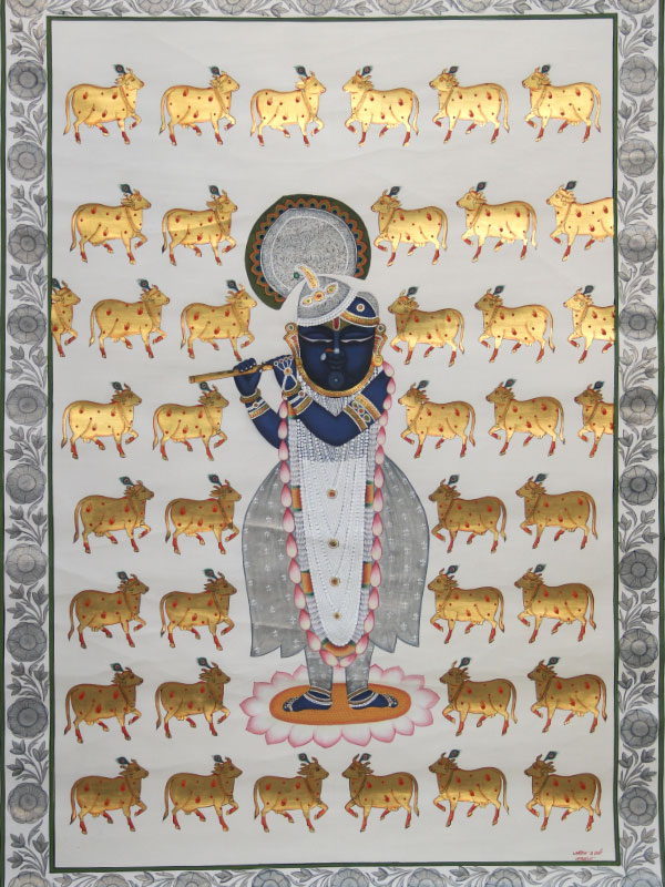 Pichwai Painting ~ Shyam ~ { 3X4 Feet }