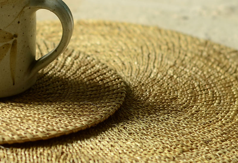 Golden Grass Mat ~ 19 (set of two)