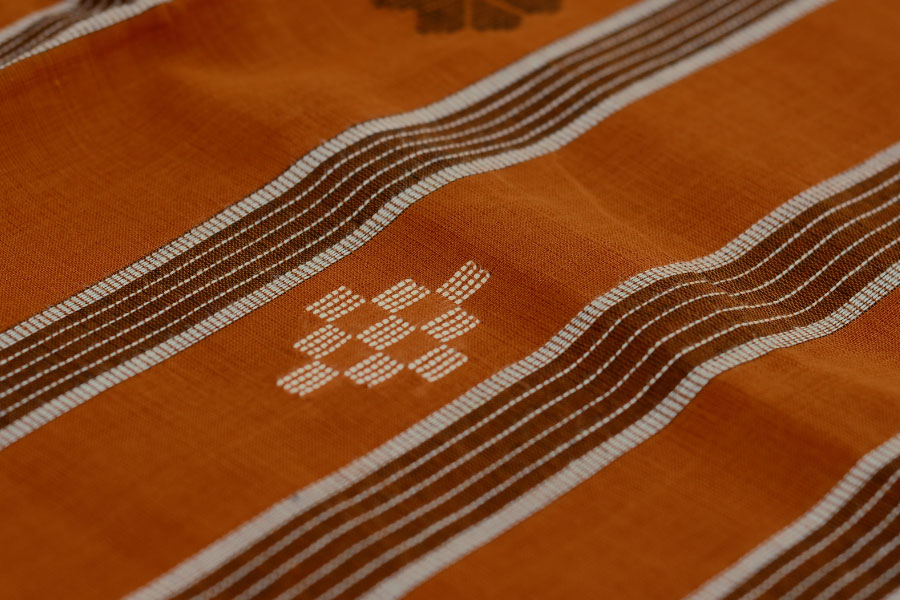 Cotton weaves ~ Ikat Saree { Sindoor - 3 }