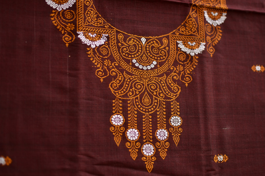 Meghasini ❈ Sambalpuri IKAT ❈ Dress material { 3 }