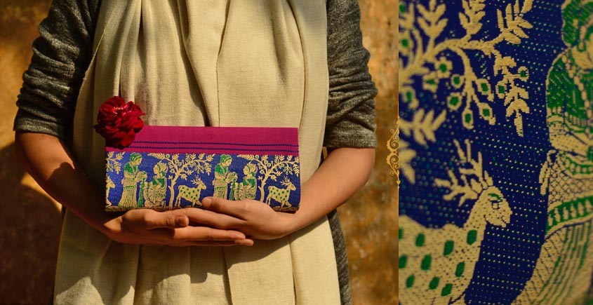 Baluchari Clutch Bag { P }