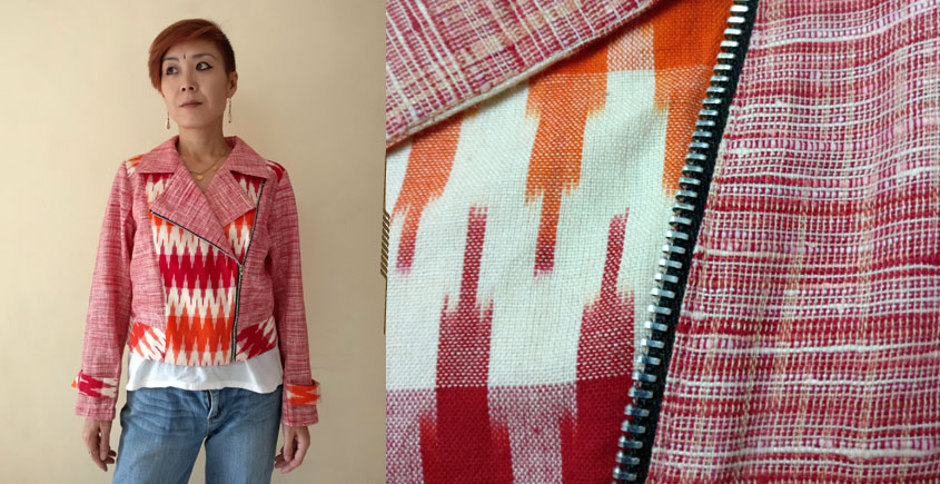 Expressway ❆ Biker Jacket - Handloom & Ikat ~ 1