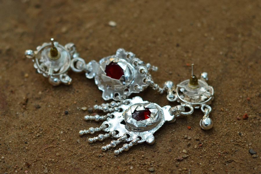 Silver Jewelry ~ Trikon jumkha