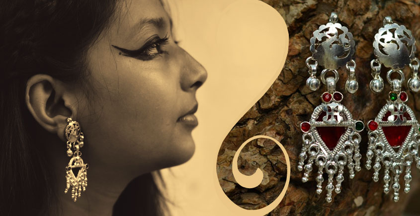 Silver Jewelry ~ Trikon jumkha