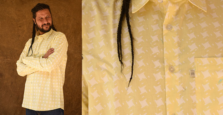 Buy Hand Block Printed Pure Cotton Shirt| Indian craft store