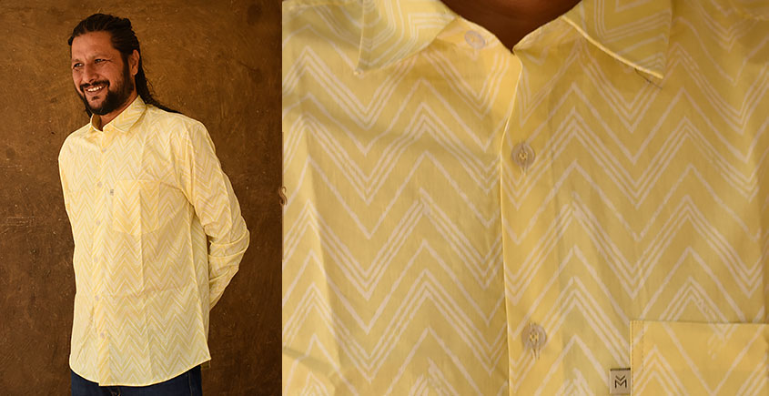 रंगरेज / Rangrez ❂ Block Printed . Fine Cotton Shirt ❂ 3