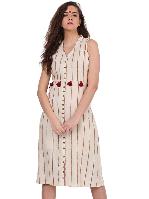 खेस ✥ Khesh dress with tassels ✥ e