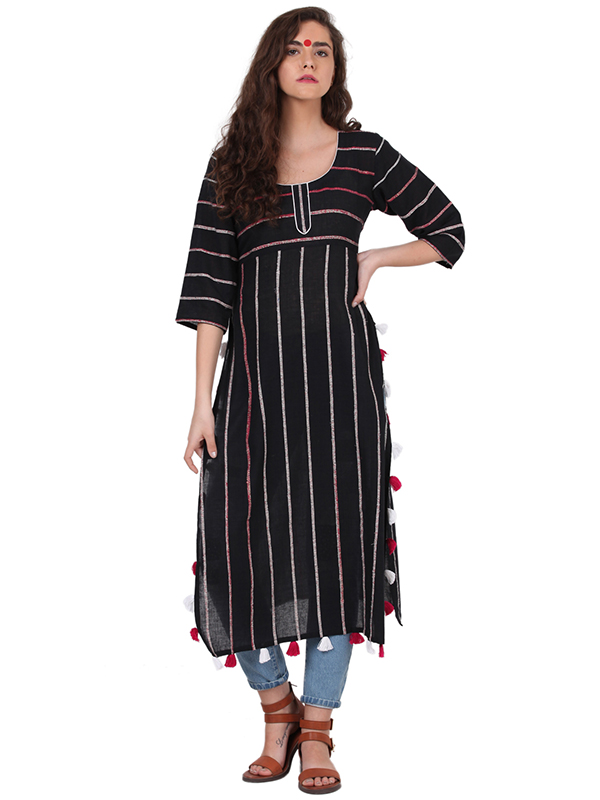 खेस ✥ Black khesh tunic ✥ i