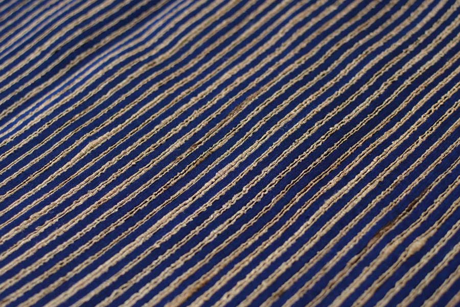 handwoven maheshwari silk blue saree