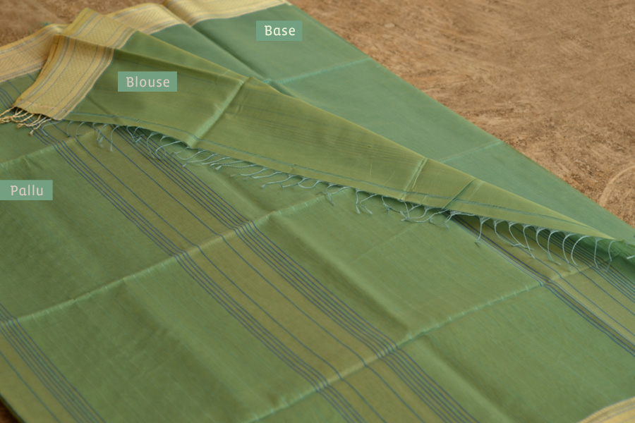 light green maheshwari silk saree