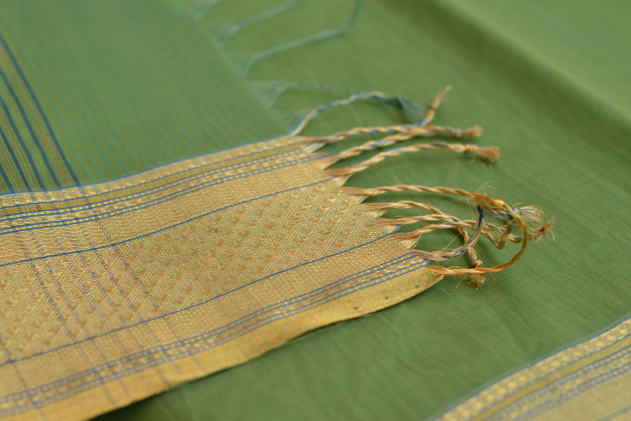 light green maheshwari silk saree