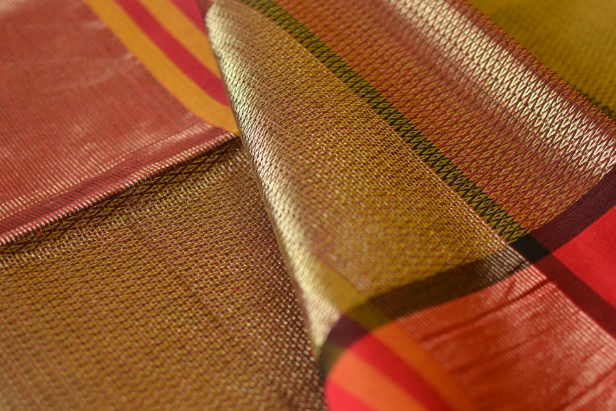 handwoven maheshwari festival special silk saree