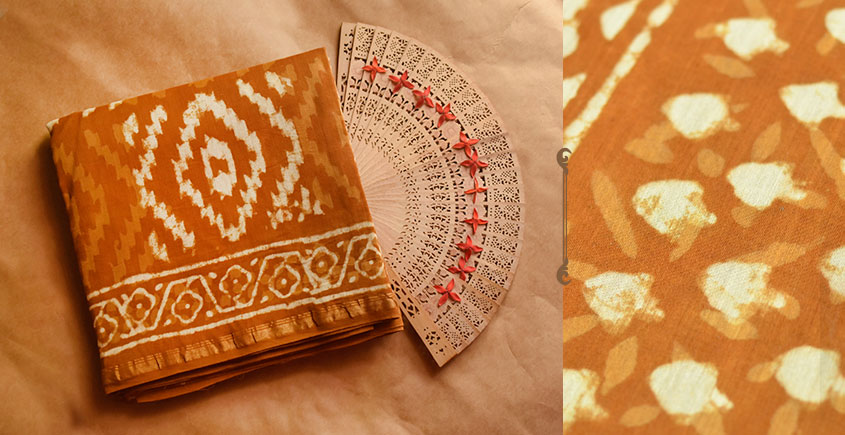 Chandni ✲ Handwoven Chanderi . Batik Saree ✲ 1