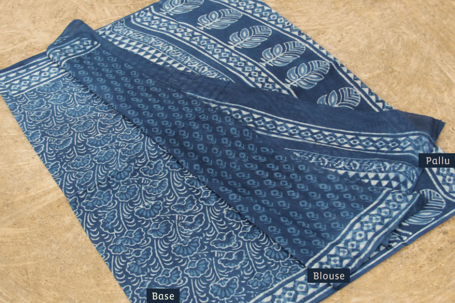 Revati  ❈ Indigo Saree ❈ 13