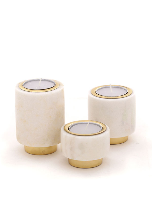 Tealight Pillars {Set of 3} ~ 7