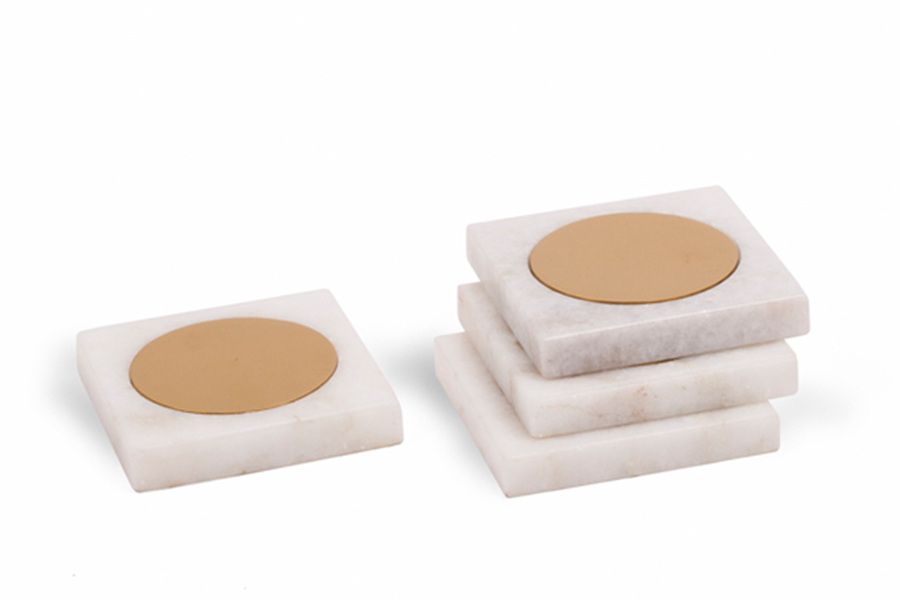 Yang Coasters {set of four} ~ 11