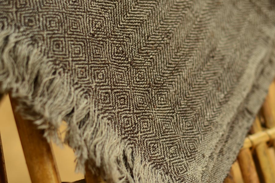 Cashmere Cloud ~ Yak wool Shawl ( Handwoven)