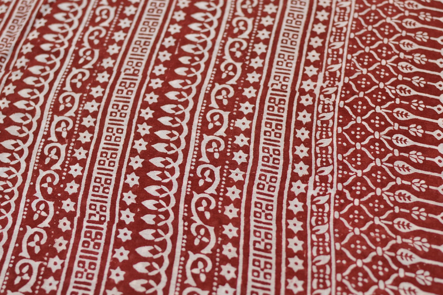 Samāyukta ✻ Jawariya . Block Printed . Cotton Saree ✻ 11