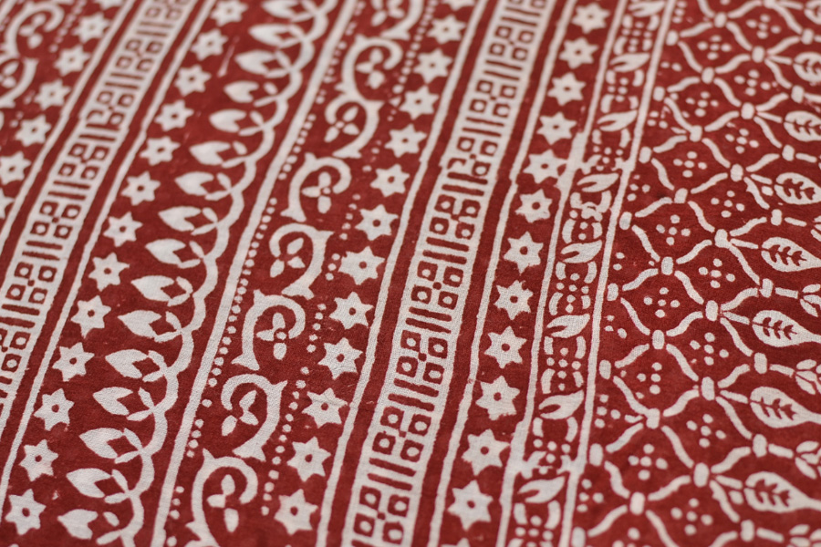 Samāyukta ✻ Jawariya . Block Printed . Cotton Saree ✻ 11