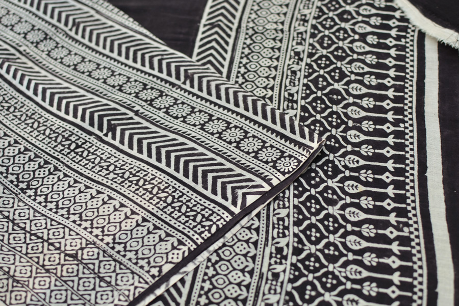Samāyukta ✻ Jawariya . Block Printed . Cotton Saree ✻ 12
