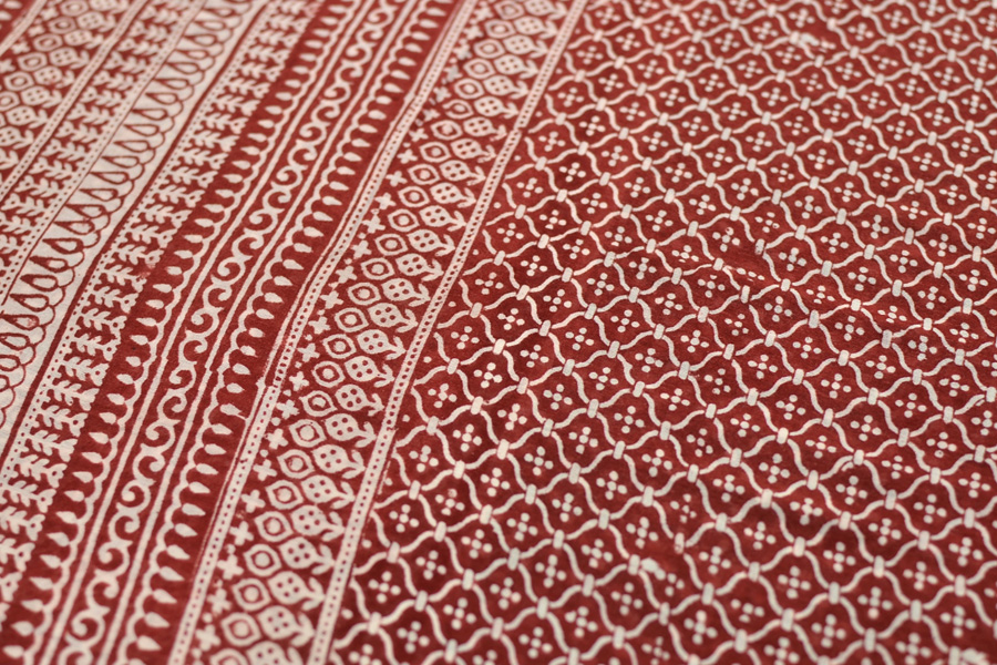 Samāyukta ✻ Jawariya . Block Printed . Cotton Saree ✻ 7