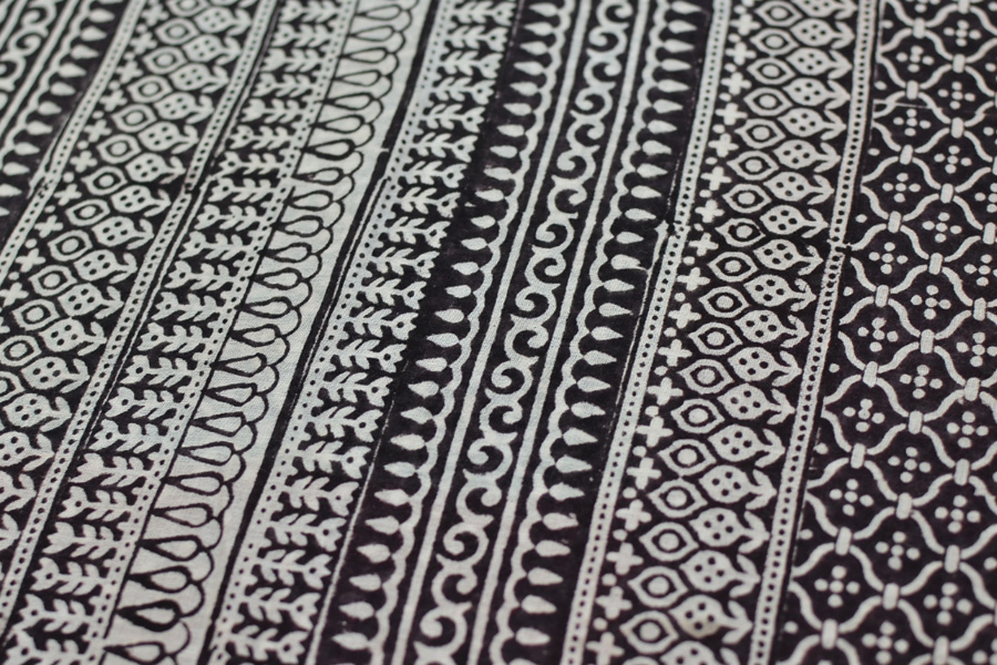 Samāyukta ✻ Jawariya . Block Printed . Cotton Saree ✻ 9