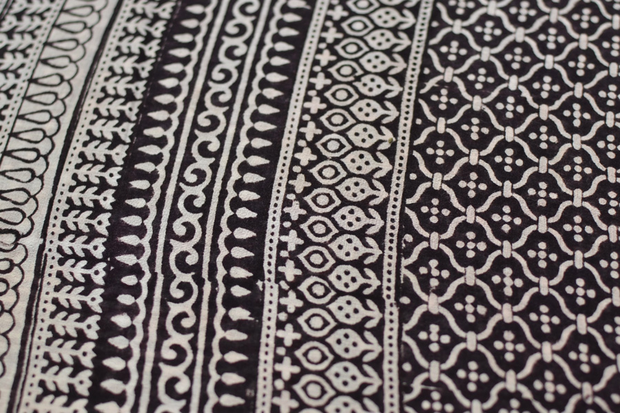 Samāyukta ✻ Jawariya . Block Printed . Cotton Saree ✻ 9