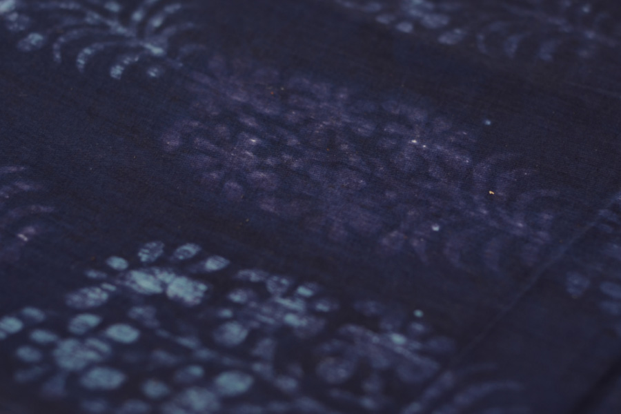 Jawariya . Block Printed . Cotton Saree ~ 22