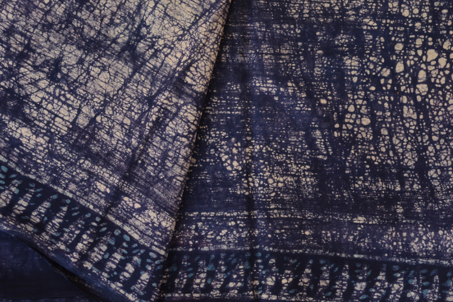 Jawariya . Block Printed . Cotton Saree ~ 22