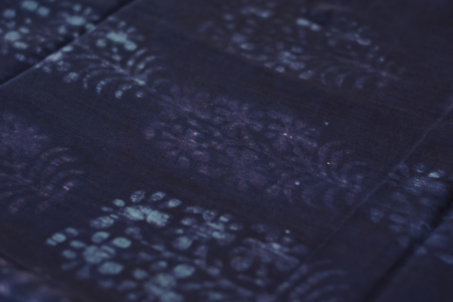 Jawariya . Block Printed . Cotton Saree ~ 22