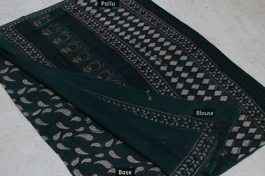 Of Tea Stains & Memories✑ Nandna Saree { Natural Color } ✑8