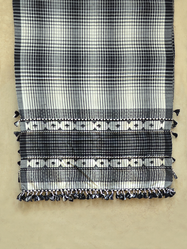 ओदन | Odan ✥ Handwoven ✥ Cotton Stole ✥ 3
