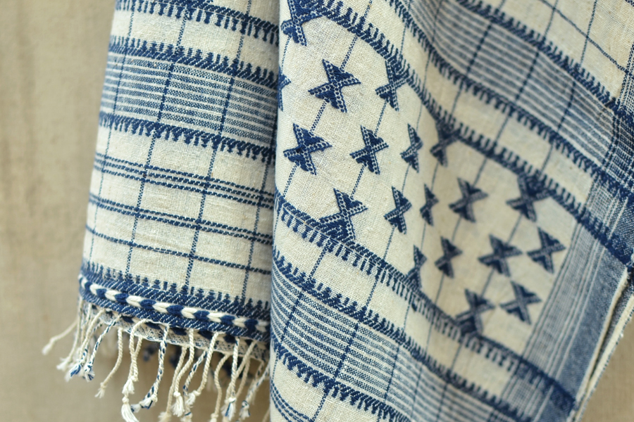 ओदन | Odan ✥ Handwoven ✥ Kala Cotton Stole ✥ 8