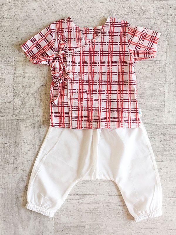 Block Printed . Organic Cotton . Kids Garment ★ 3