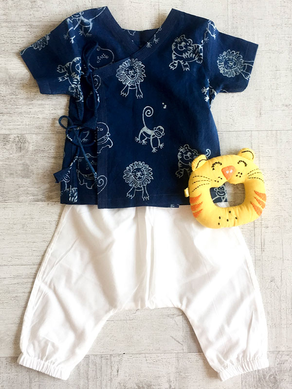 Block Printed . Organic Cotton . Kids Garment ★ 11