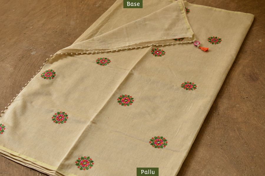 सूरजमुखी ✺ Handwoven Silk Saree { 9 }