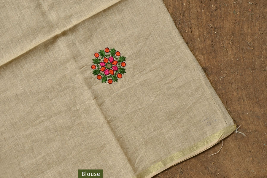 सूरजमुखी ✺ Handwoven Silk Saree { 9 }