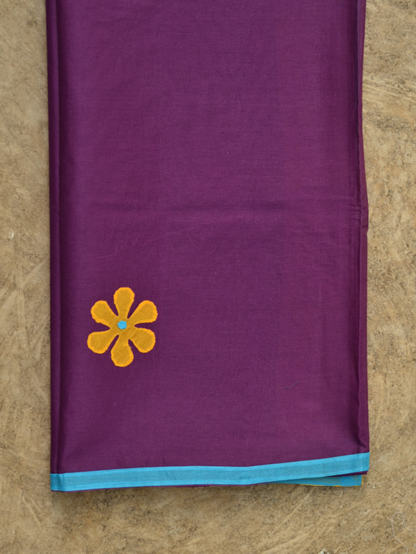 Pankhudi ❀ Organdy Applique Saree ❀ 1