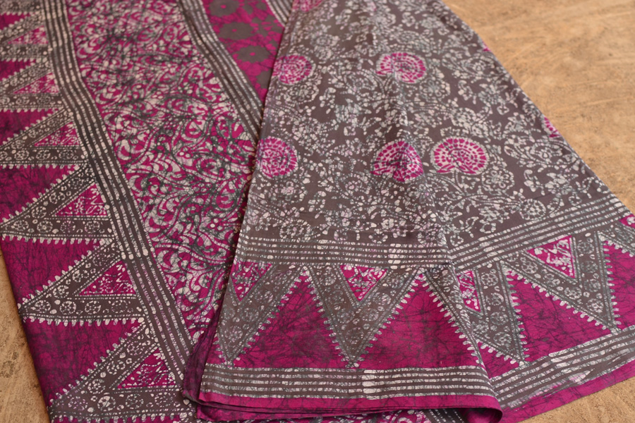 Kasariyo ♫   Batic Cotton Saree ✤ 10